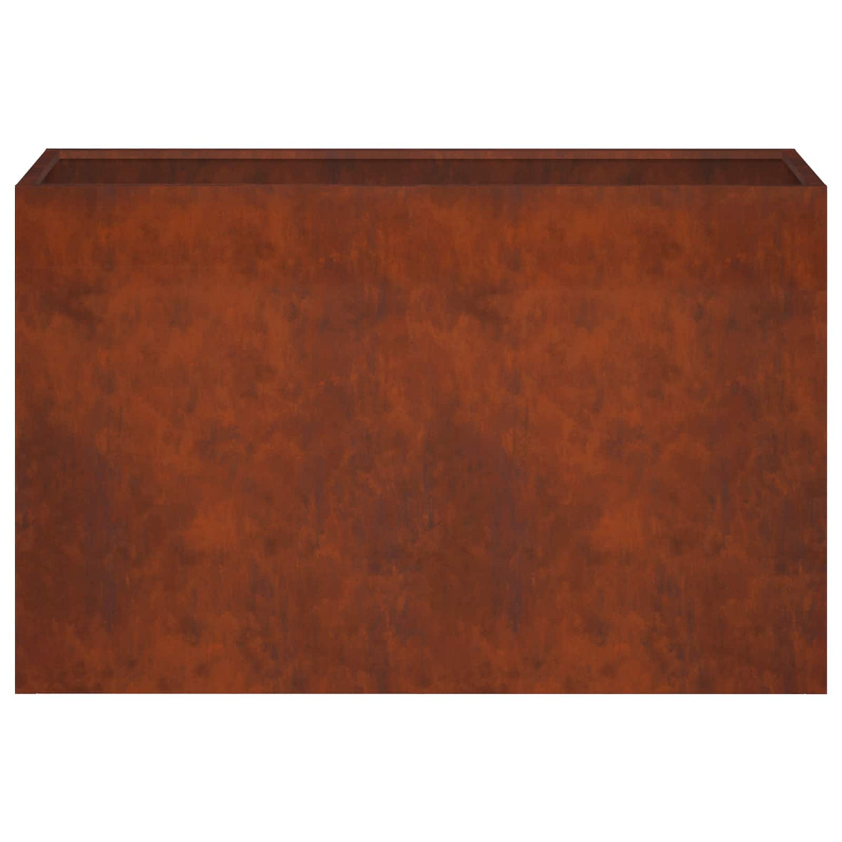 Macetero De Jardín Oxidado 80 X 40 X 50 Cm Acero Oxidado_3