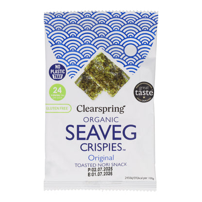 Snack de Alga Nori Tostada Bio Clearspring 4g