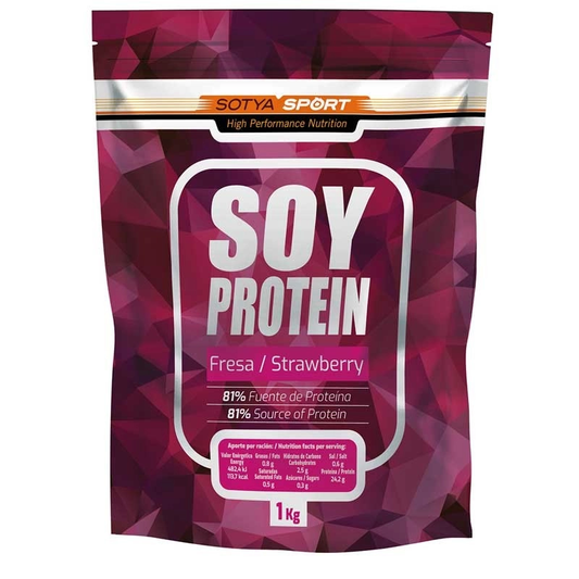Proteina De Soja Isolada Fresa Doypack 1kg Sotya_0