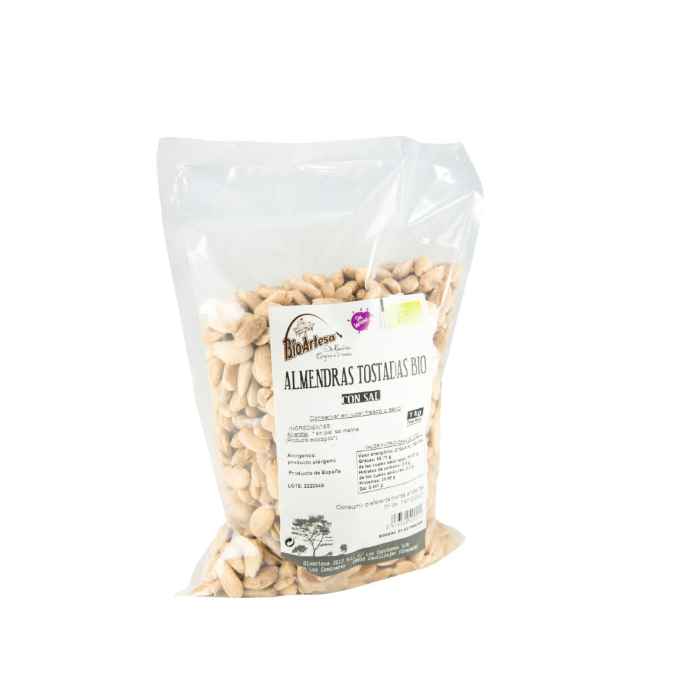 Almendra Ecológica Tostada Sin Piel Bio 1 Kg_0