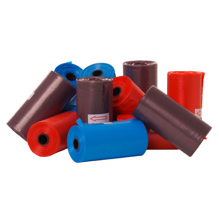 Pack 12 Rollos Colores Variados De Bolsas Higiénicas Recoge Excrementos De Perro. Rollo De 15 Bolsas_2
