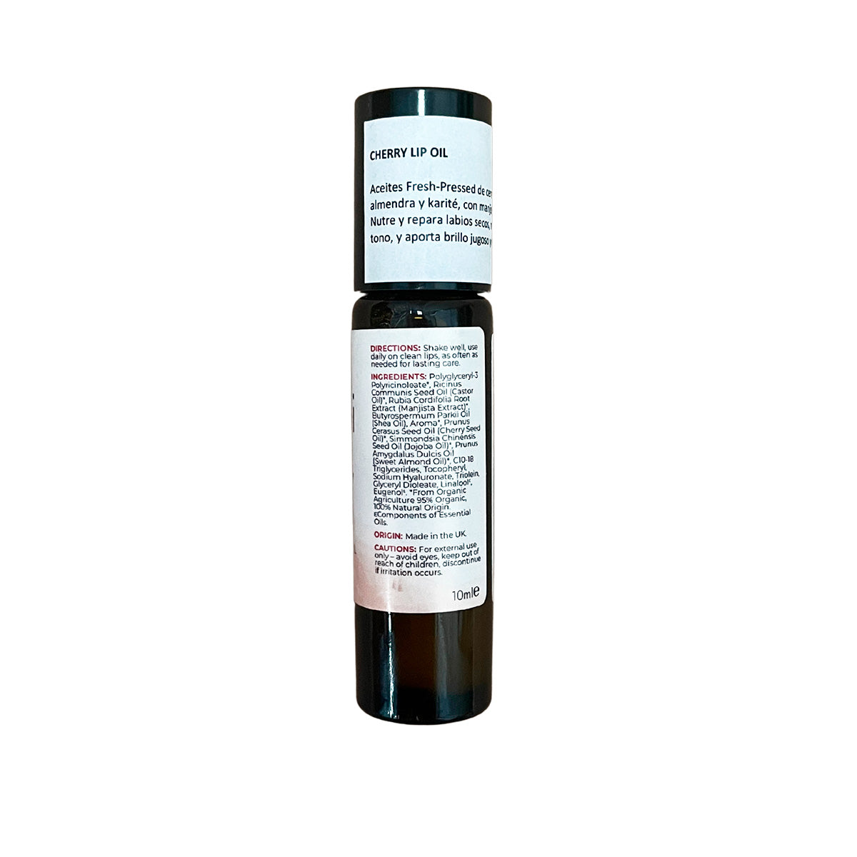 Aceite Labial de Cerezas orgánico Fushi 10ml