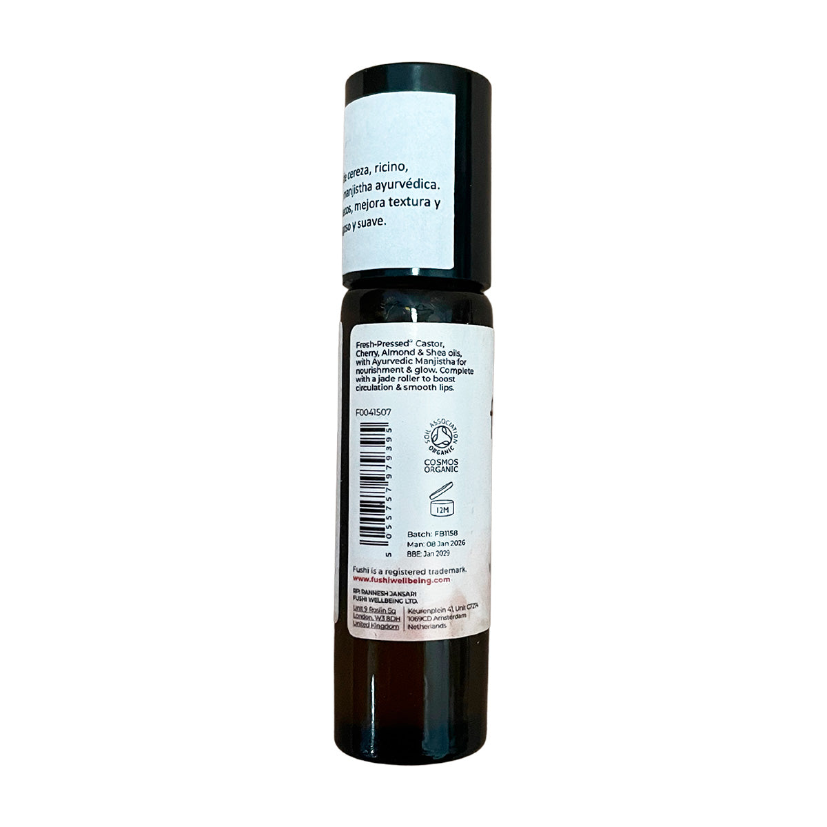 Aceite Labial de Cerezas orgánico Fushi 10ml