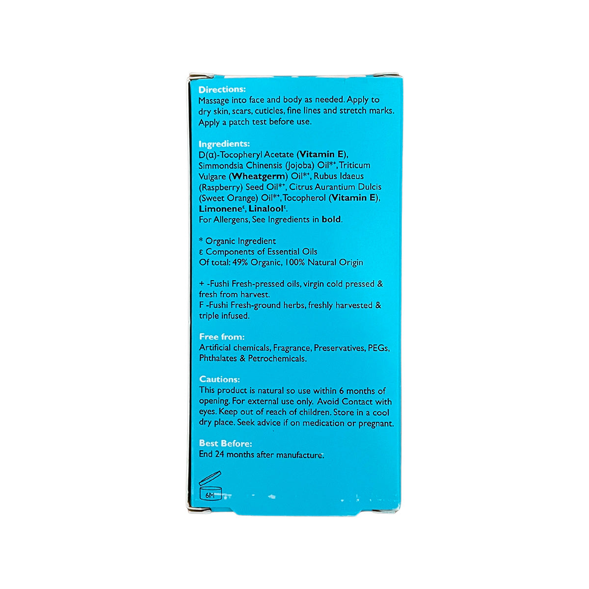 Aceite Corporal con Vitamina E Really Good Fushi 50ml