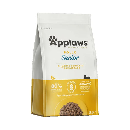 Pienso Senior de Pollo para Gatos Applaws 2 kg