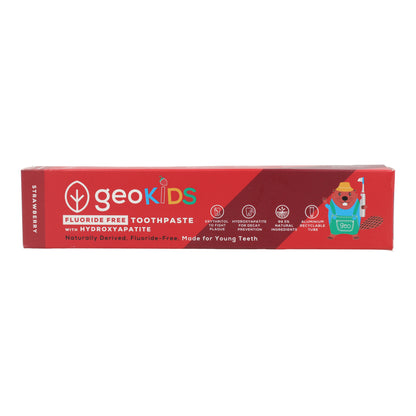 Pasta de dientes para niños con hidroxiapatita Fresa Georganics 75 ml