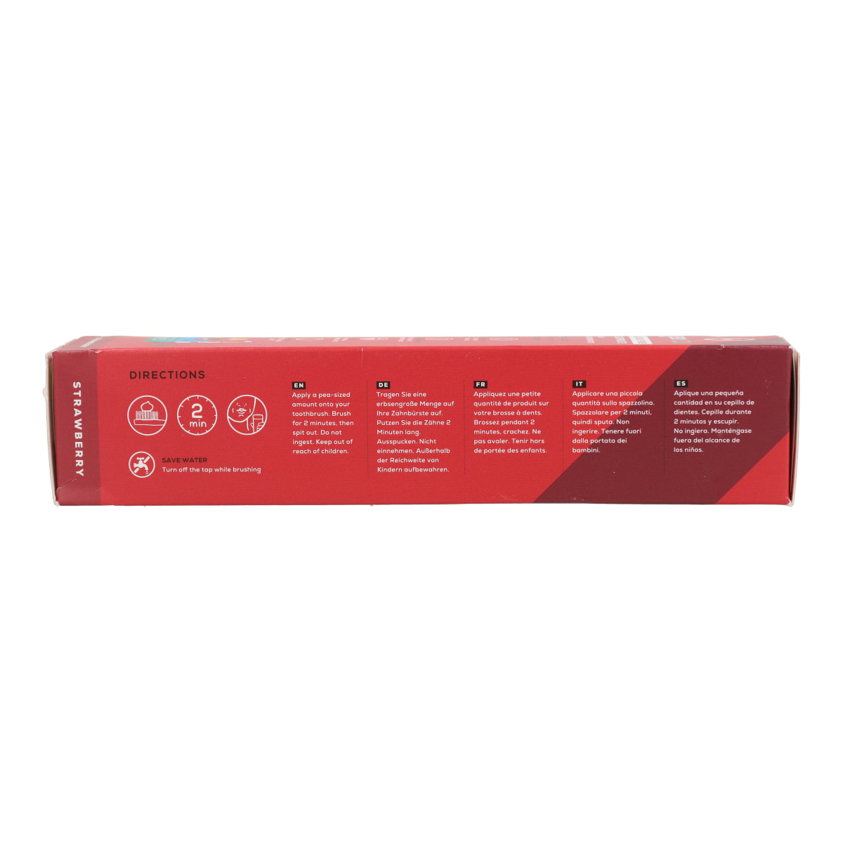 Pasta de dientes para niños con hidroxiapatita Fresa Georganics 75 ml