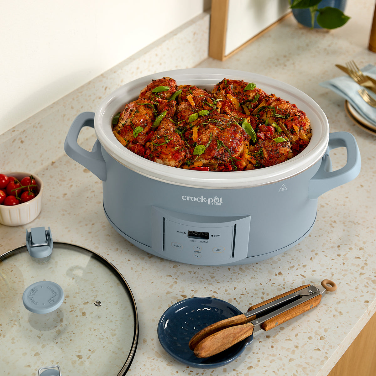 Crock-Pot Olla de Presión Lenta Digital 6,6L Cook & Carry 9+personas CSC123X