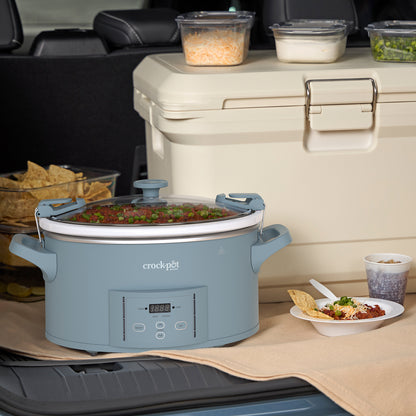 Crock-Pot Olla de Presión Lenta Digital 6,6L Cook &amp; Carry 9+personas CSC123X
