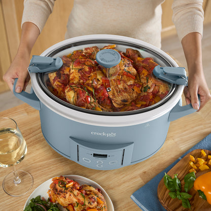 Crock-Pot Olla de Presión Lenta Digital 6,6L Cook &amp; Carry 9+personas CSC123X