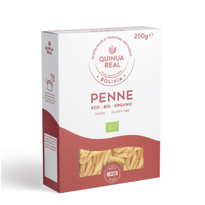 Macarrones Penne de Quinoa Real y Arroz Bio sin gluten Quinua Real 250 g
