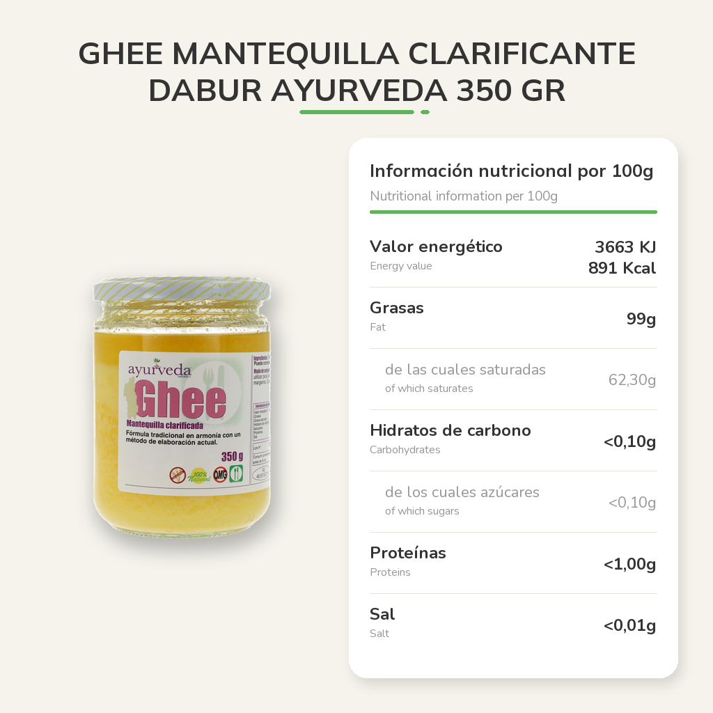 Información nutricional
