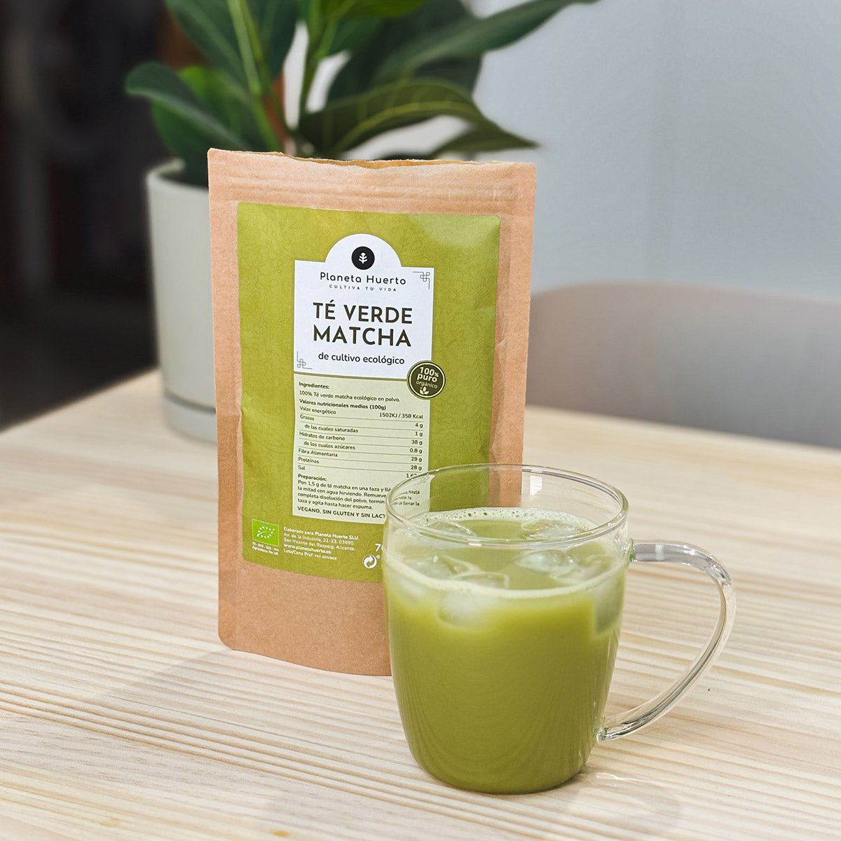 Pack 2x Té Matcha en polvo ECO Planeta Huerto 70 g