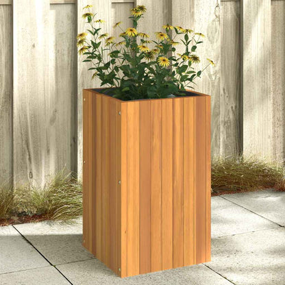 Jardinera De Madera Maciza De Acacia 35x35x60 Cm_1