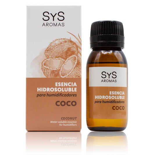Esencia Hidrosoluble Coco SYS Aromas 50 ml | Aroma Dulce y Afrutado | Para Humidificadores y Difusores_0