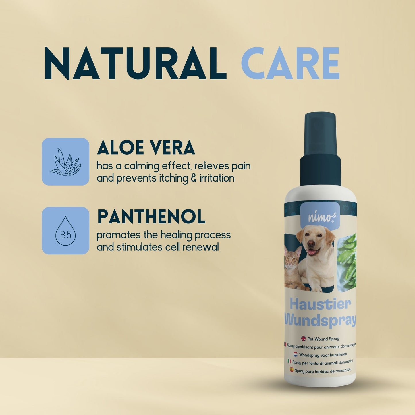 Spray Para Heridas De Mascotas - Nimo - 125 Ml_4