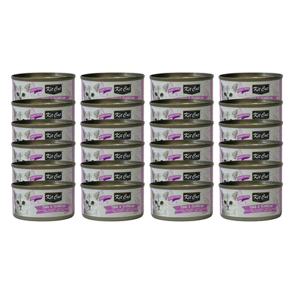 24x Kit Cat Lata Toppers - Atún &amp; Dorada 80 g Comida húmeda para gatos