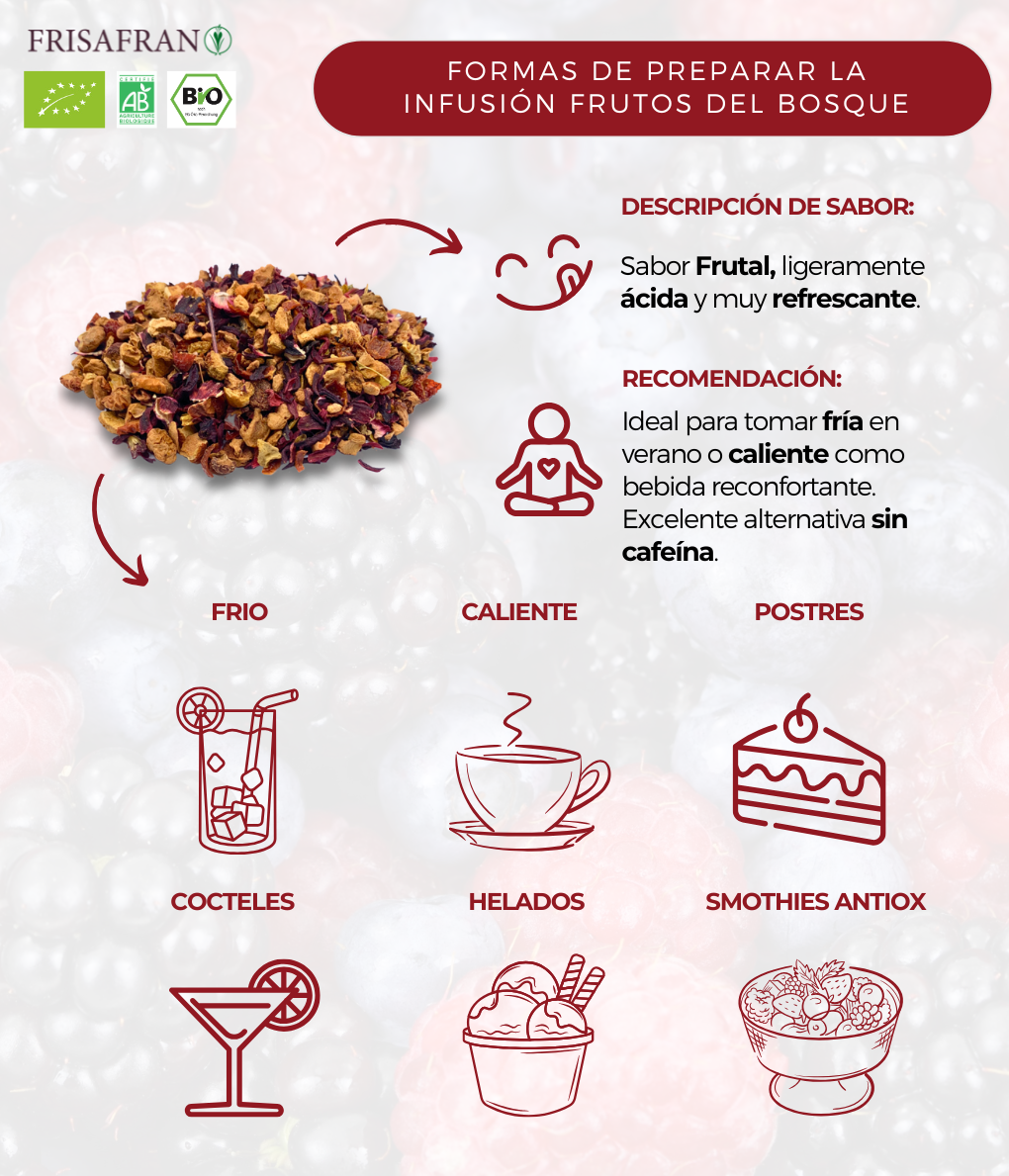 Infusión De Frutas Del Bosque A Granel Ecológica | Frisafran 100 G_4