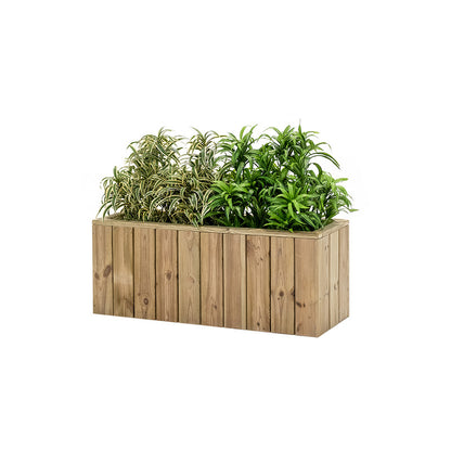Jardinera De Madera Para Exterior Atrium Hortalia 100x34x40 Cm_0