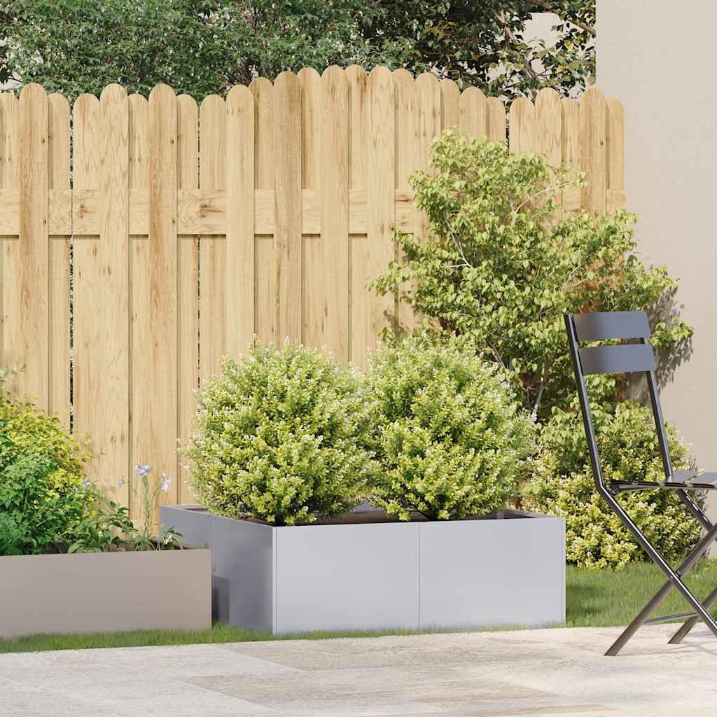 Jardinera 80x80x30 Cm De Acero Galvanizado_2