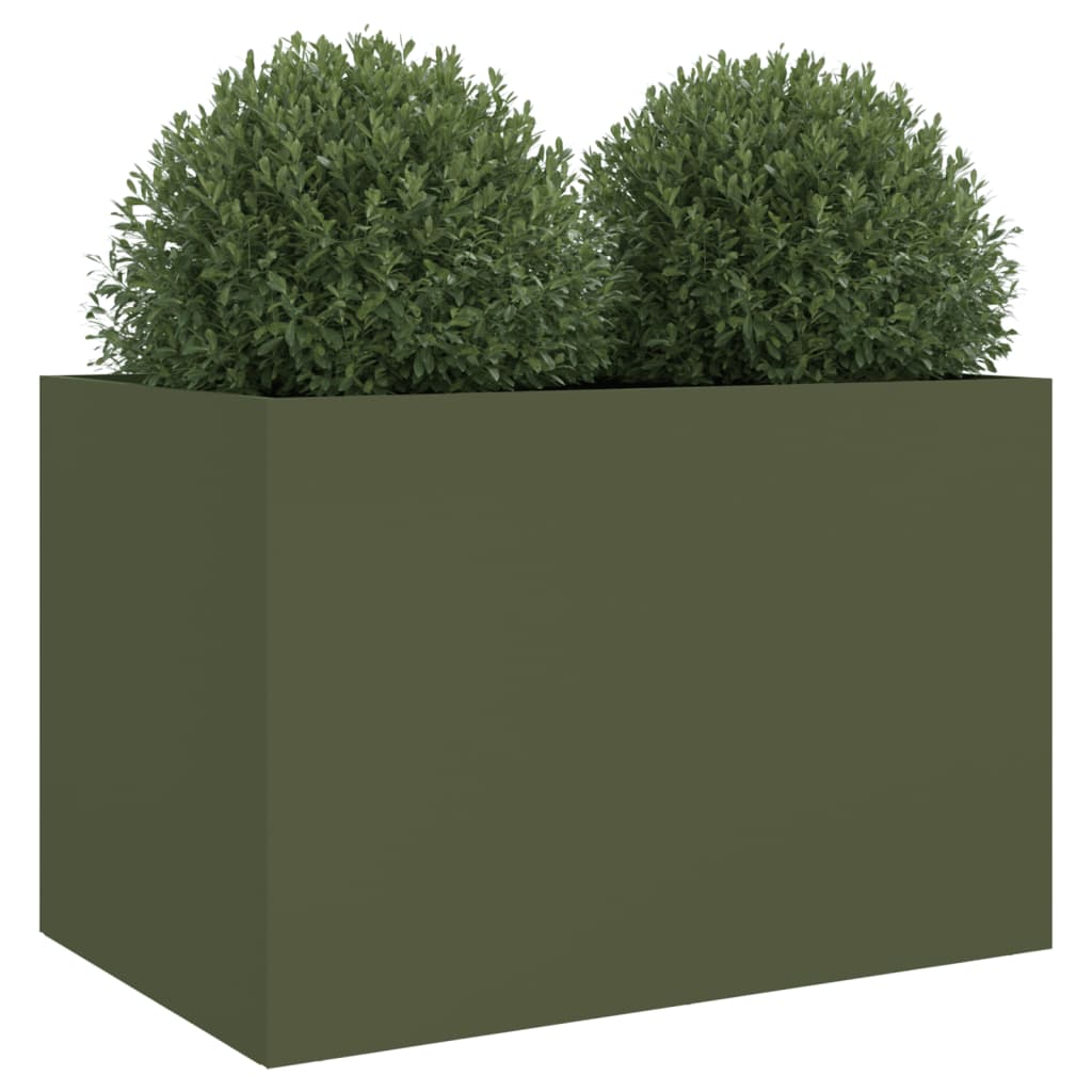 Jardinera Acero Verde Oliva 62x47x46 Cm_3