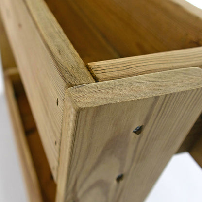 Jardinera Vertical Madera Tratada Exterior Stand Line Wall KD 3B Hortalia_2