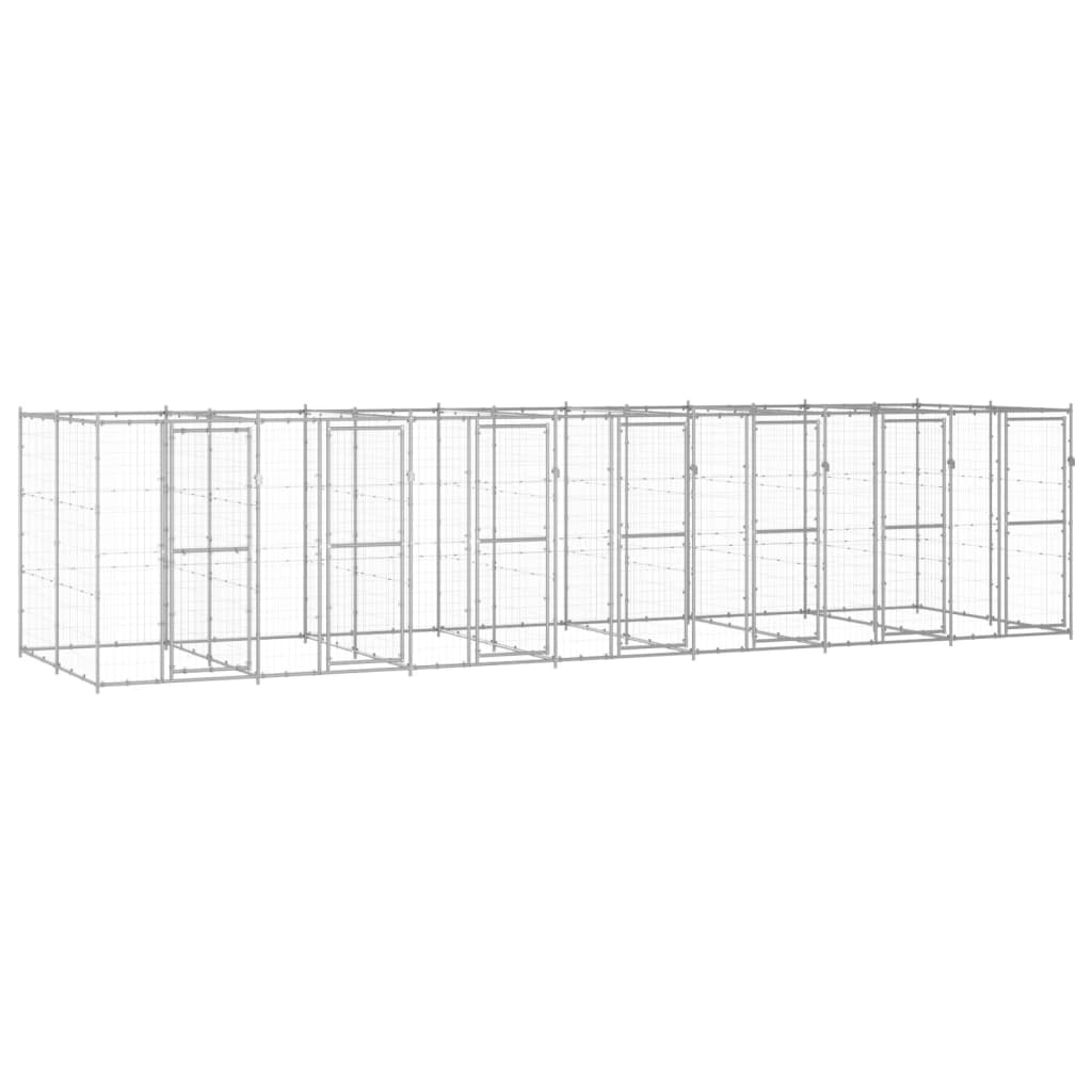Perrera De Exterior De Acero Galvanizado 16,94 M²_1