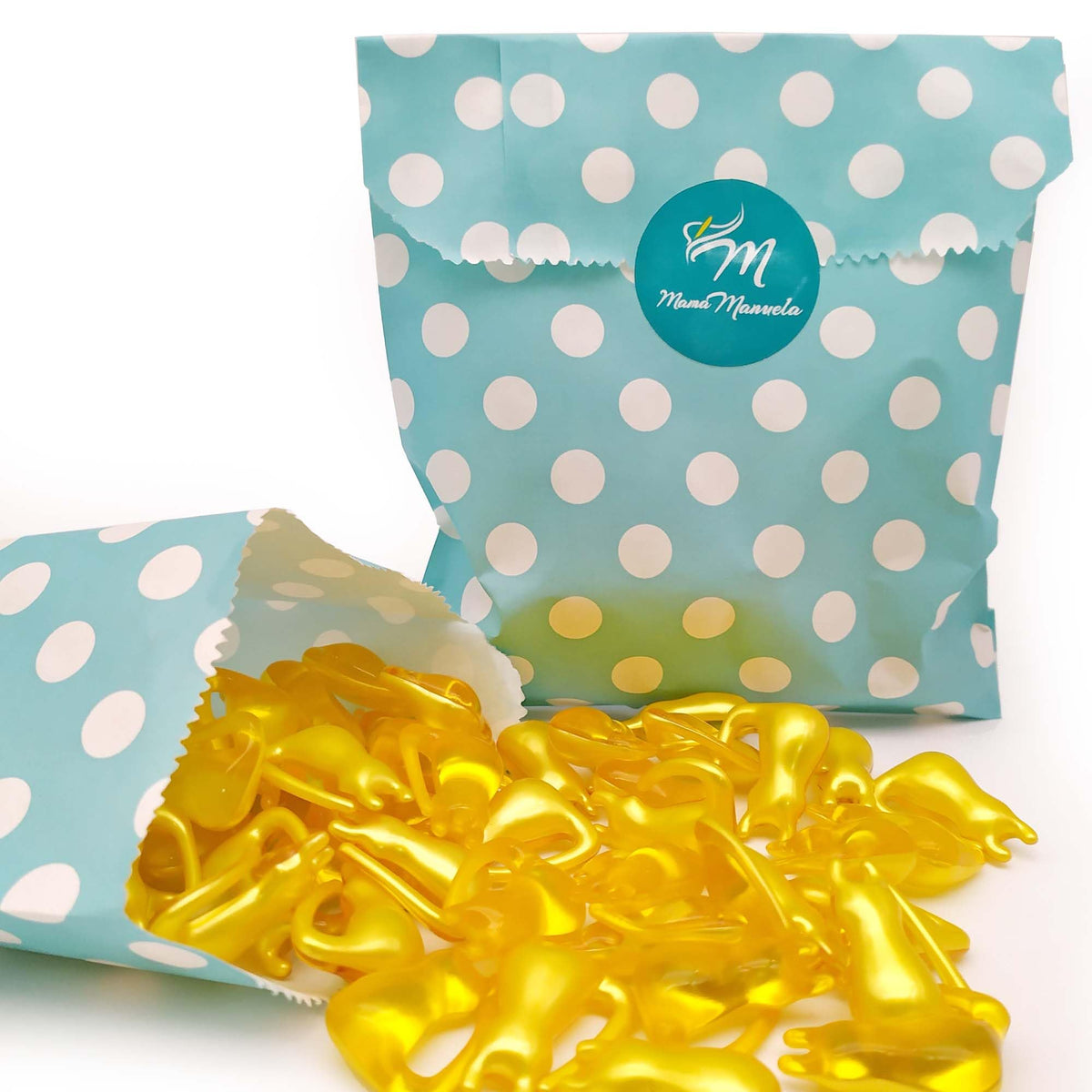 Caja 70 Perlas De Baño Con Aroma A Vainilla - Con Aceite De Soja - Hidrata, Suaviza Y Perfuma La Piel - Forma Minino_5