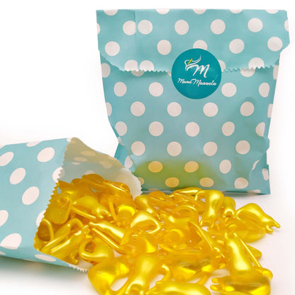 Caja 70 Perlas De Baño Con Aroma A Vainilla - Con Aceite De Soja - Hidrata, Suaviza Y Perfuma La Piel - Forma Minino_5