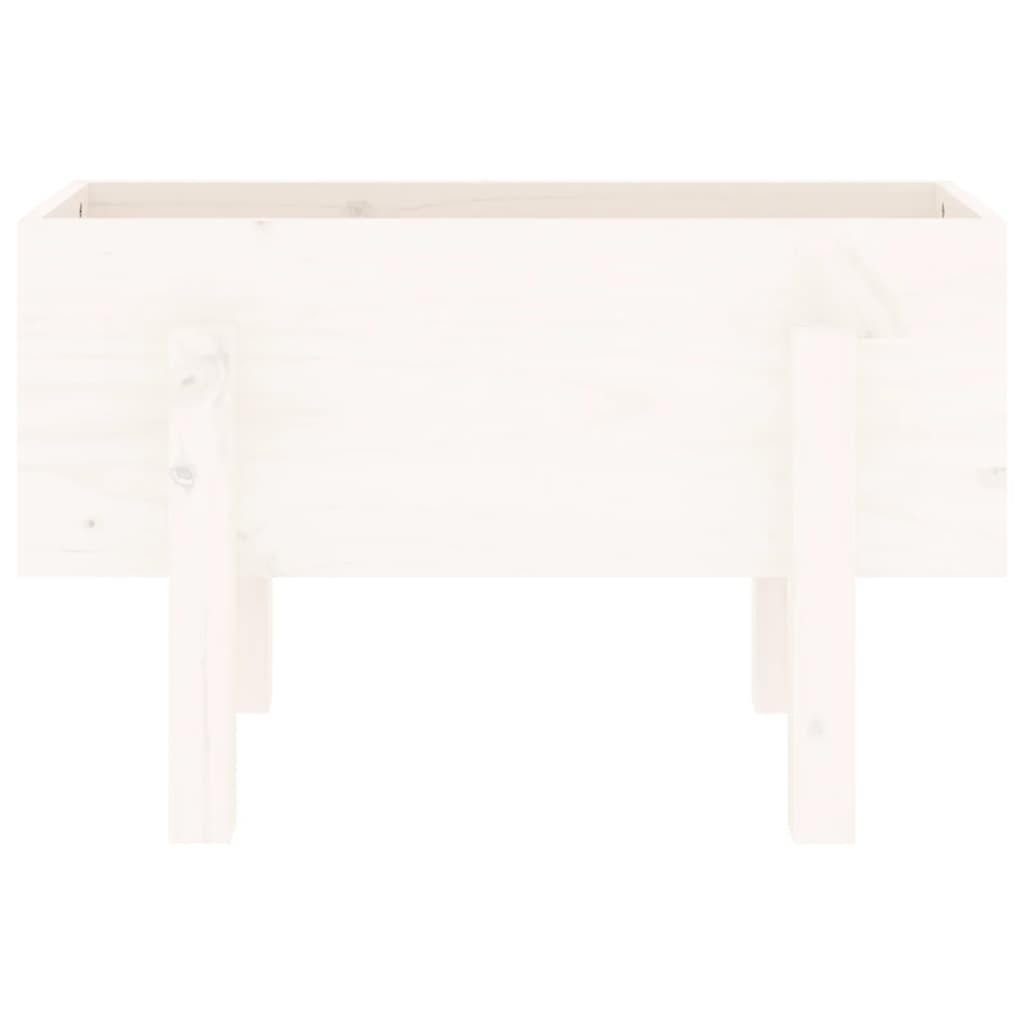 Jardinera Madera Maciza De Pino Blanco 62x30x38 Cm_4