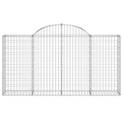 Cestas Gaviones 15 Uds Forma De Arco Hierro 200x30x100/120 Cm_3
