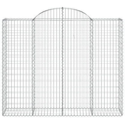 Cestas De Gaviones 6 Uds Forma De Arco Hierro 200x50x160/180 Cm_3