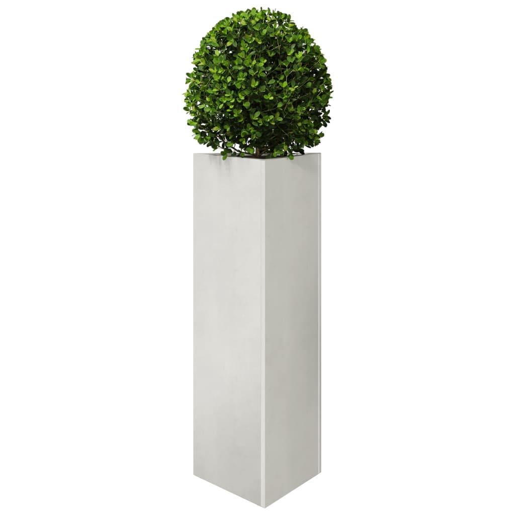 Jardinera Trianngular De Acero Inoxidable 30x26x75 Cm_2