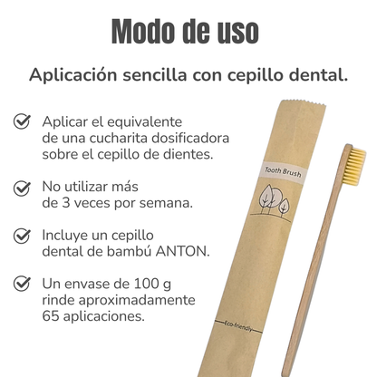 Polvo dental natural para perros y gatos – Limpieza dental, sarro y mal aliento – 100 g_5