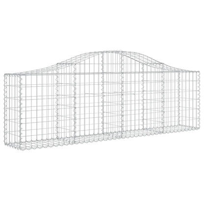 Cestas Gaviones 3 Uds Forma De Arco Hierro 200x30x60/80 Cm_2