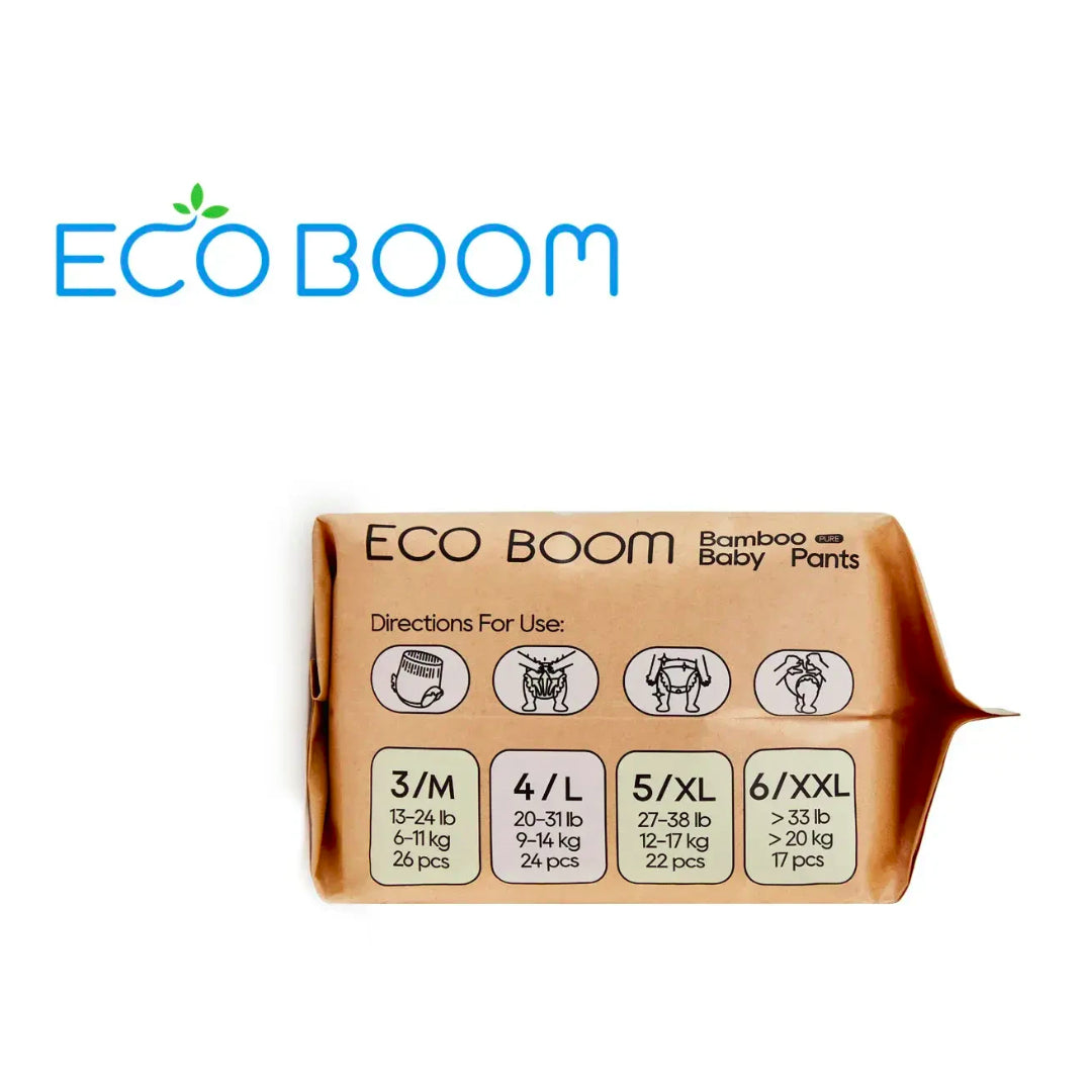 Pants de bambú Pure Ecoboom talla L 24 uds