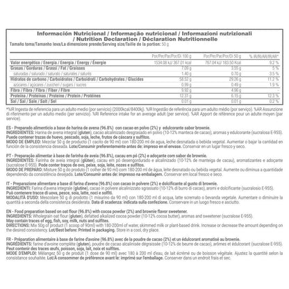 Harina De Avena - 1kg - Brownie - Fuente De Hidratos De Carbono - Masmusculo_5
