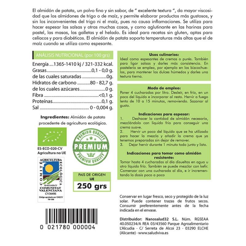 Almidón de Patata Salud Viva 250 g
