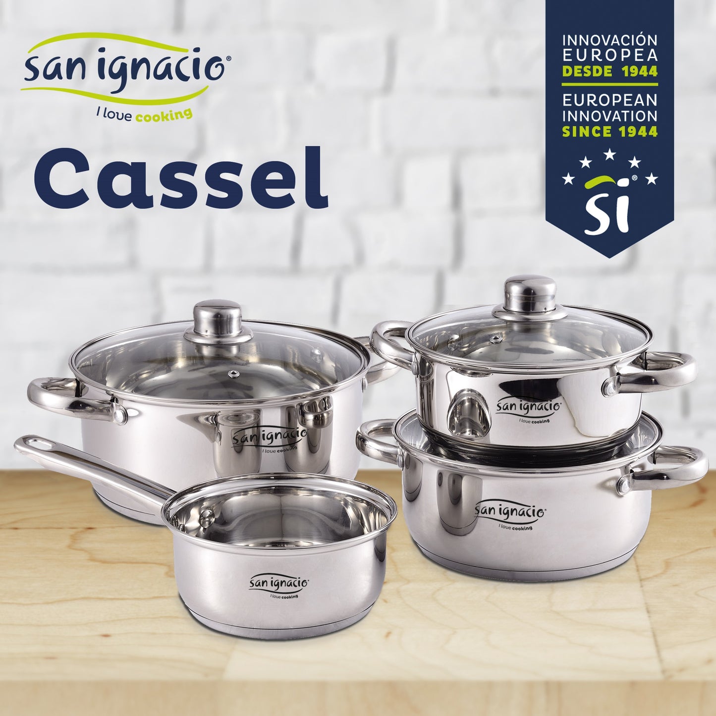 Bateria 7pc Acero Inox Ind Cassel Sg_1