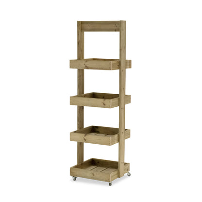Estantería De Madera Para Plantas Casius 4 Bandejas Hortalia_0