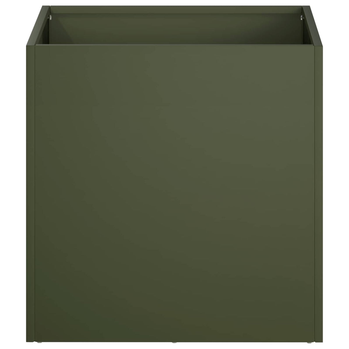 Macetero De Jardín Verde Oliva 20 X 20 X 20 Cm_2