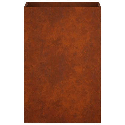 Macetero De Jardín Oxidado 50 X 30 X 75 Cm Acero Oxidado_3