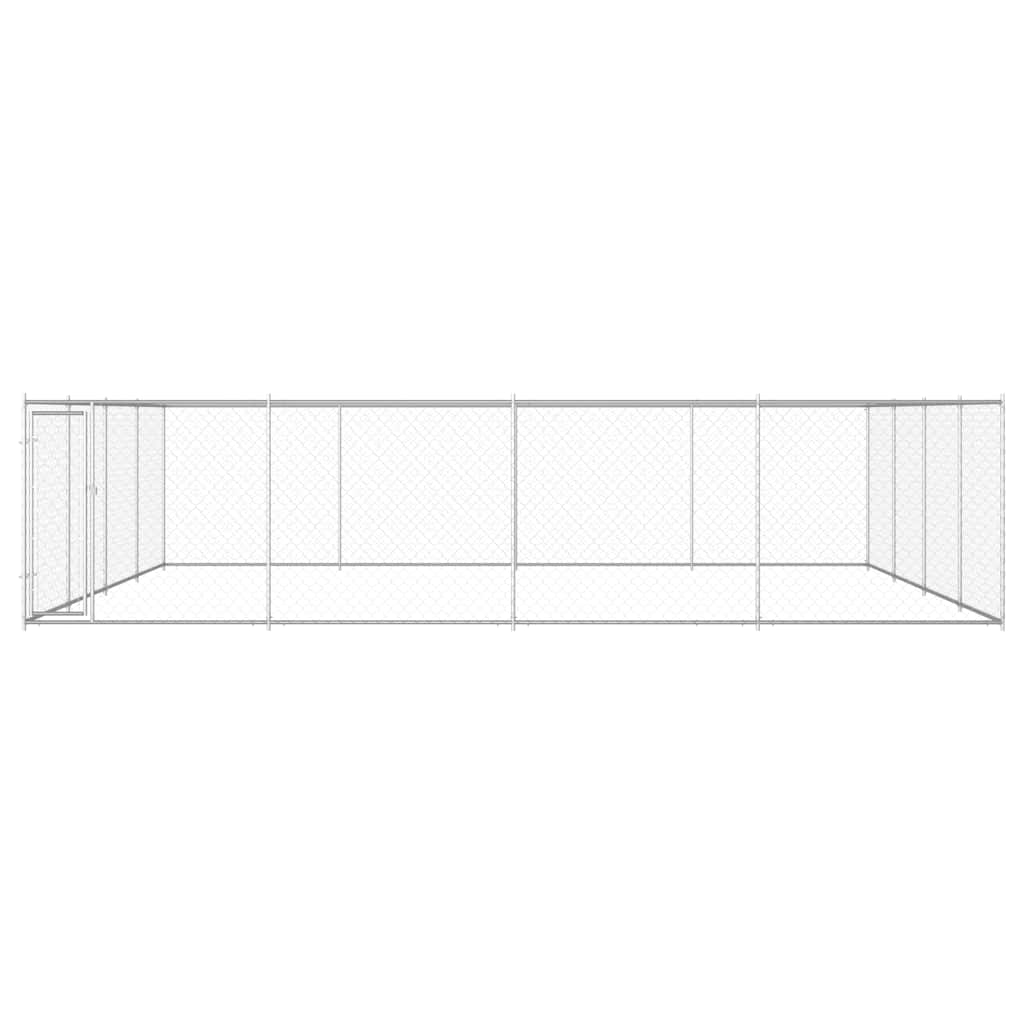 Perrera De Exterior De Acero Galvanizado 760x760x185 Cm_0
