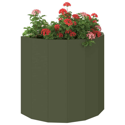 Jardinera Verde Oliva 60 X 30 X 50 Cm Acero_2