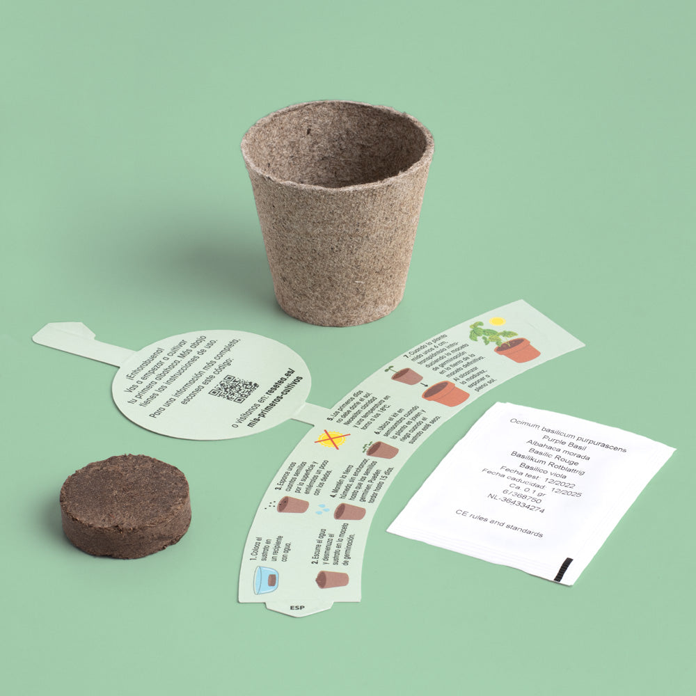 Mi Primer Cultivo de Albahaca – Kit Educativo STEM para Cultivar Albahaca en Casa - Resetea_1