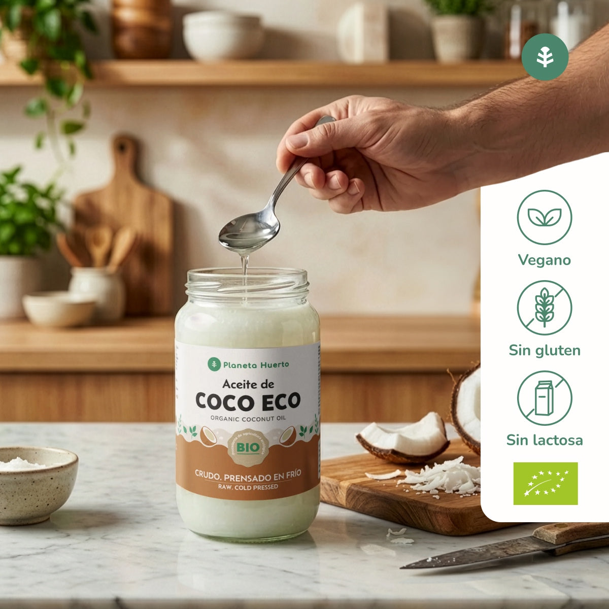 FBA Aceite de coco ECO Planeta Huerto 430 ml