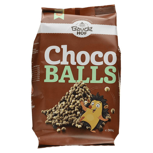 Bolitas de cerales y chocolate sin gluten Bauckhof 300 g