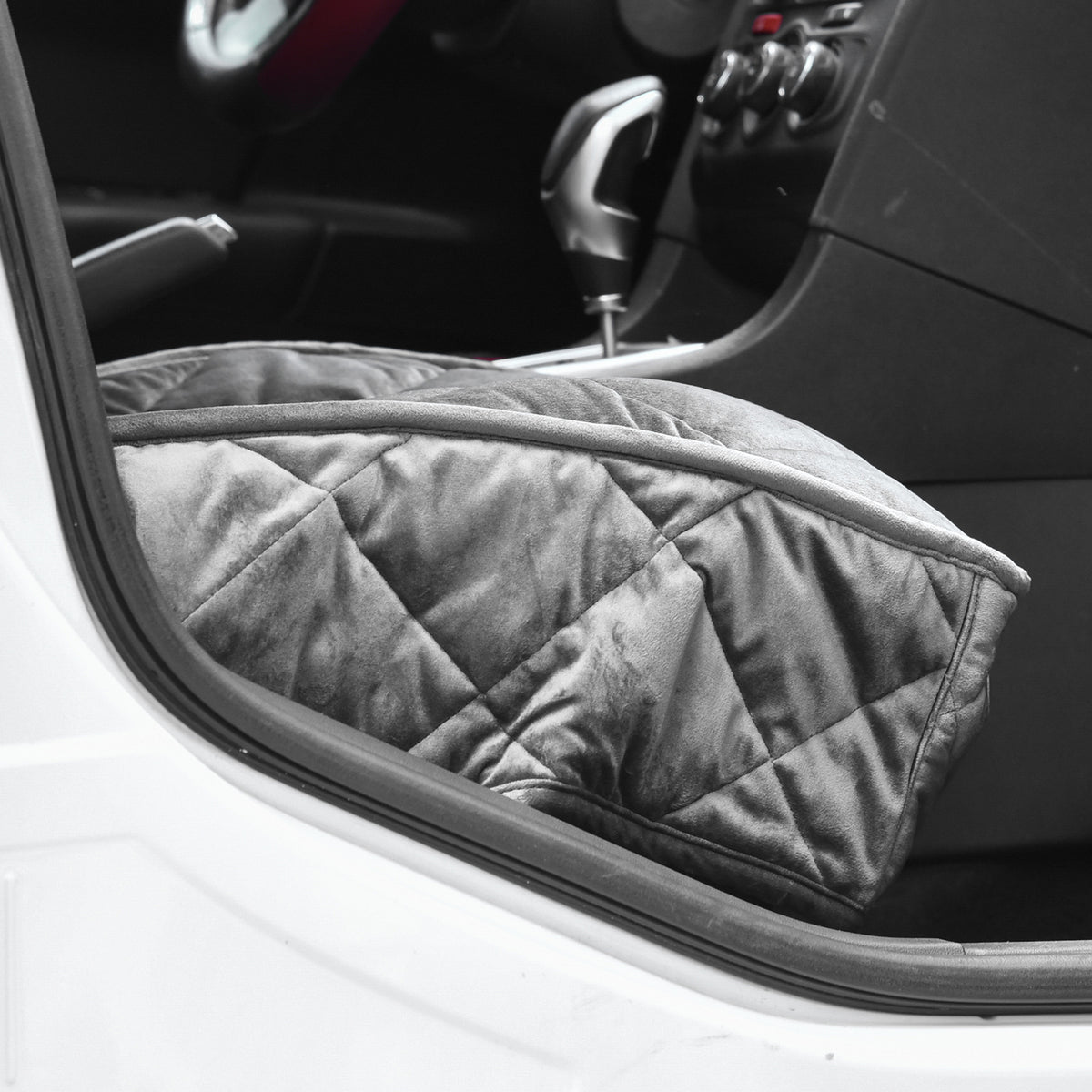 Pawhut Funda De Asiento Delantero De Coche Para Perro Antideslizante Con Ancla Y_3