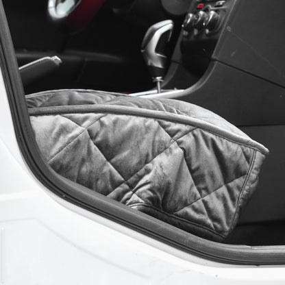 Pawhut Funda De Asiento Delantero De Coche Para Perro Antideslizante Con Ancla Y_3