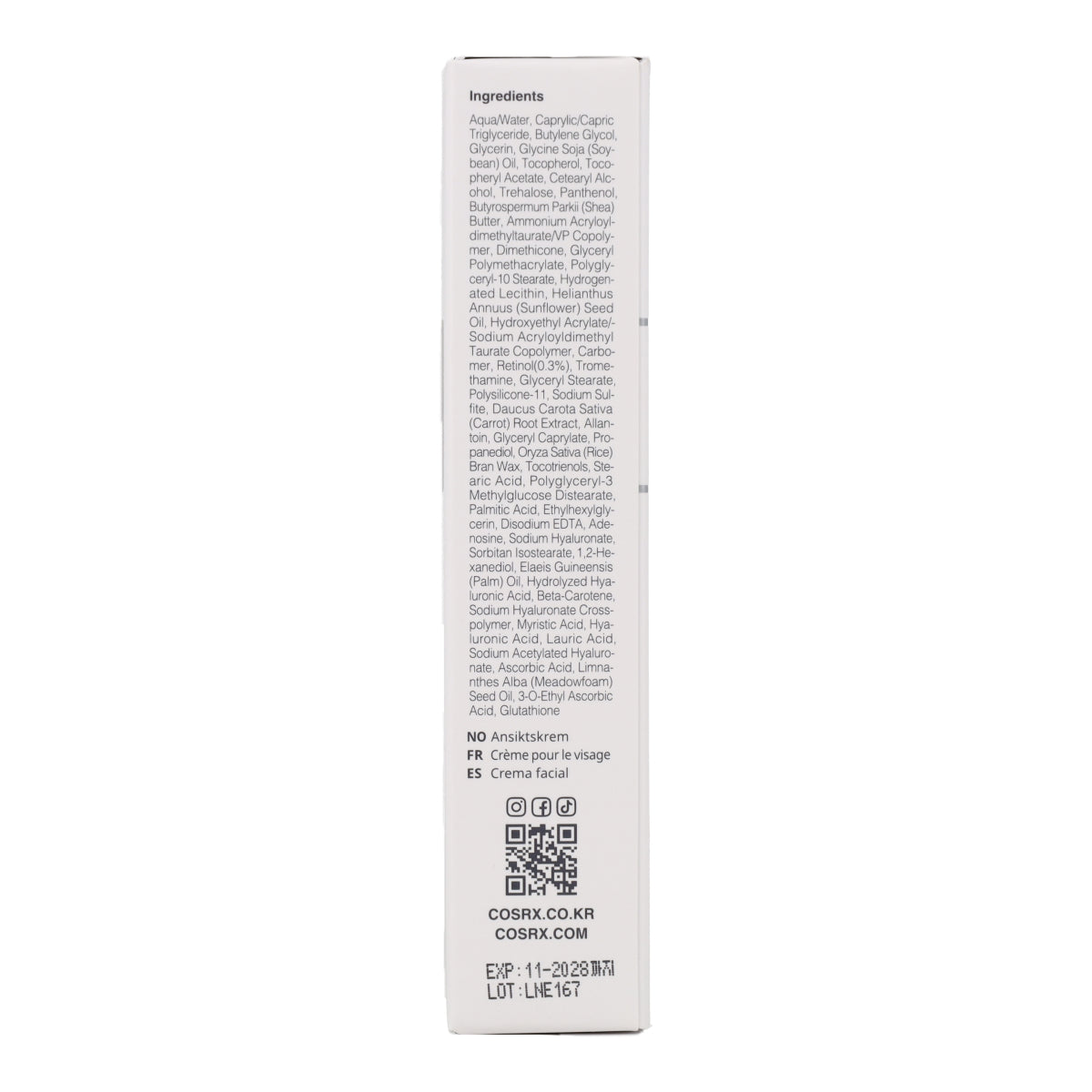 The Retinol 0.3 Cream Cosrx 20ml